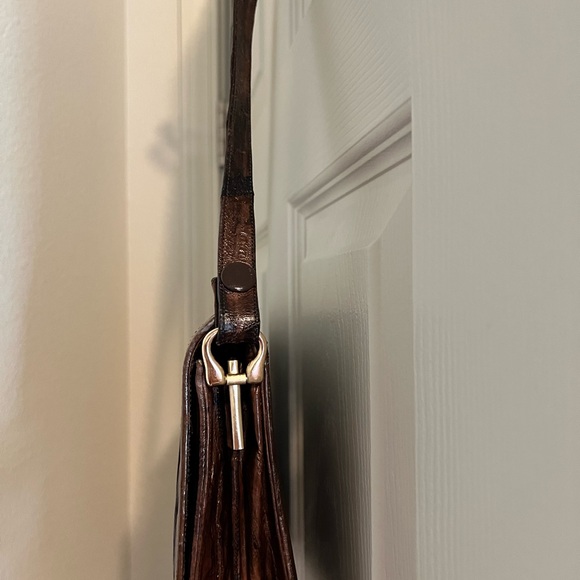 Eel Skin Crossbody Convertible Clutch - Picture 2 of 7